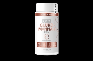 Glükomannán + MSM